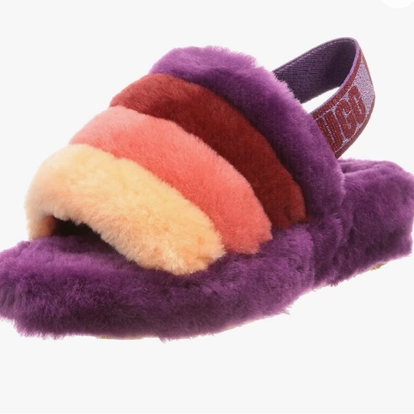 UGG Fluff-Yeah slippers Multicolor Size 10 Women’s NWOB - Picture 1 of 6